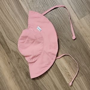 I play. by Green Sprouts Pink Sun Hat with Ties Baby Size 0-6 Months